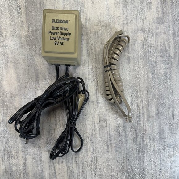 Coleco Adam 5 1/4" Disk Drive Model 7817 With Power Supply & Floppy’s Tested - Picture 10 of 16